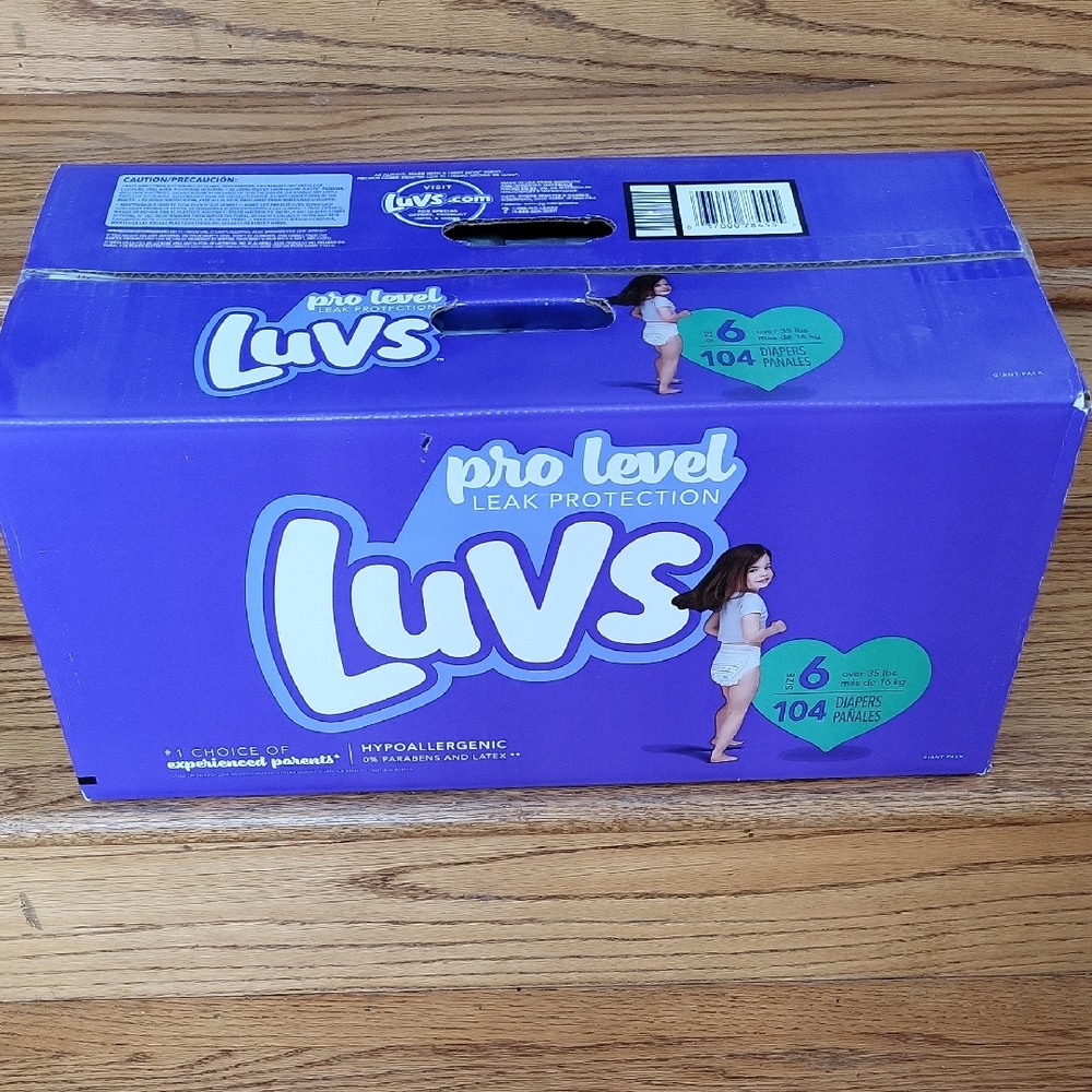🛑FIRM!💜Luvs Size 6 Diapers